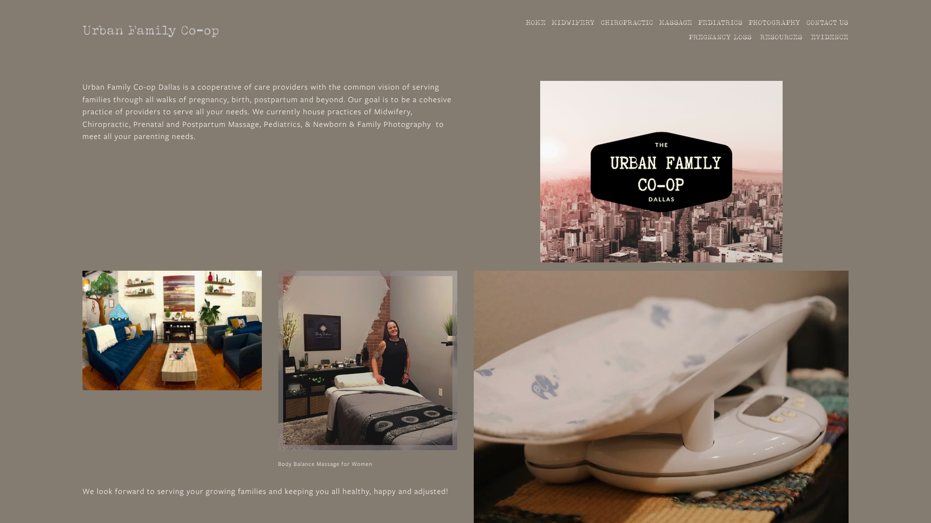 The Urban Family Co-Op Dallas logo